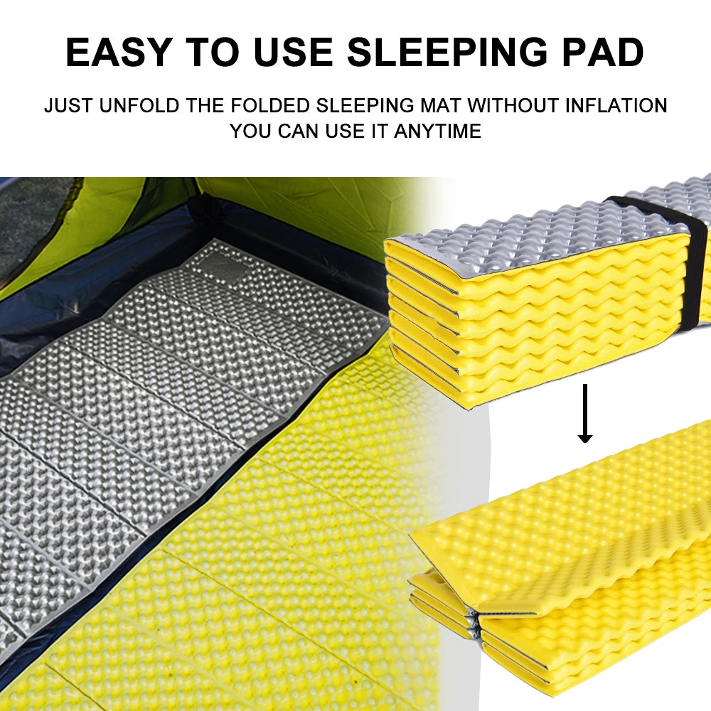 Widesea Portable Camping Mat – Waterproof Foam Sleeping Pad for Travel & Trekking
